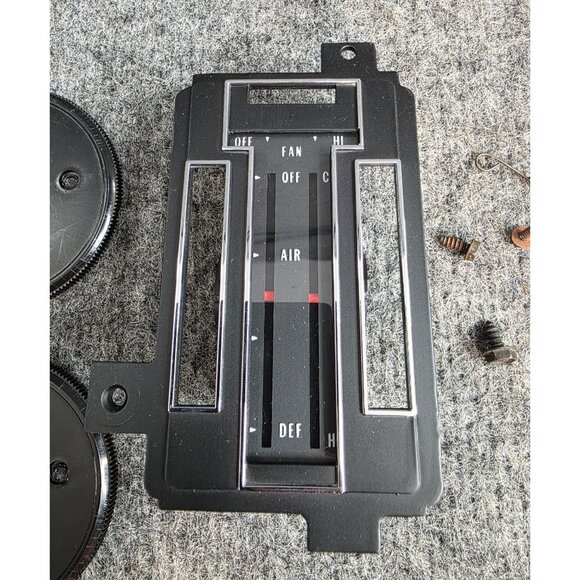 1960s GM HVAC Climate Control Assembly Face Plate C3 Corvette 60s 70s Replace - Picture 2 of 9